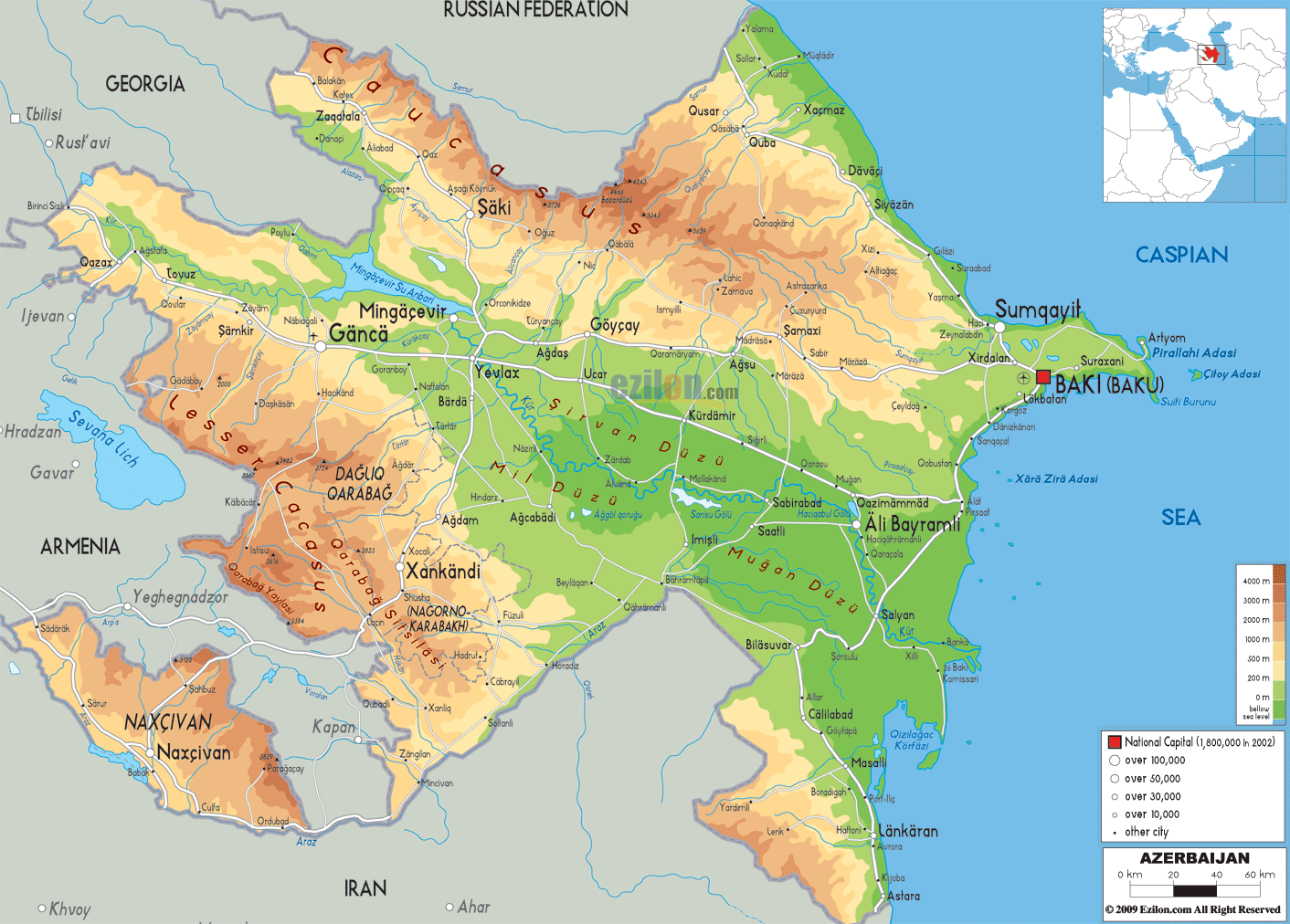 haritalari azerbeycan